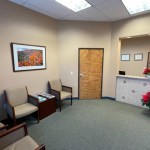 Office reception area at {PRACTICE_NAME}